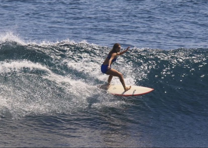 Uluwatu Surf Coaching Intermediate Surf Coaching with our student at Uluwatu Beach