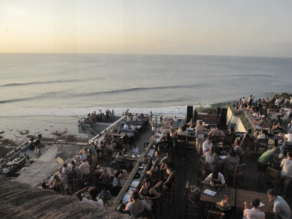 Sunset at Single Fin Uluwatu