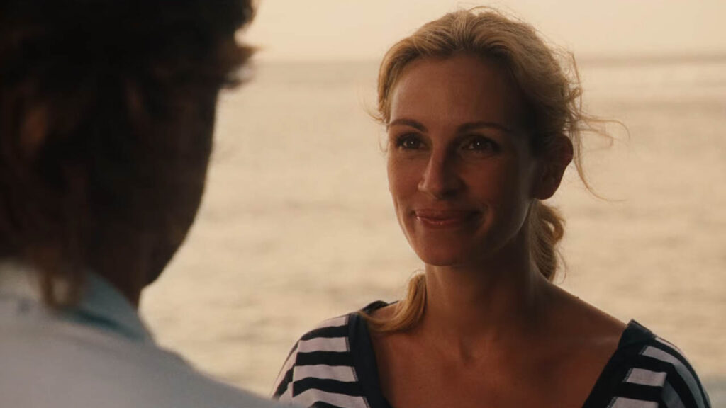 Julia Roberts' Eat Pray Love scene
